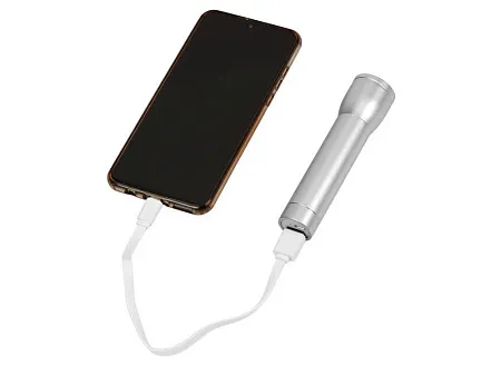 Портативное зарядное устройство Юпитер с фонариком, 3000 mAh