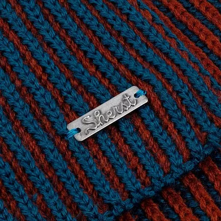 Шарф Nobilis, темно-синий с синим