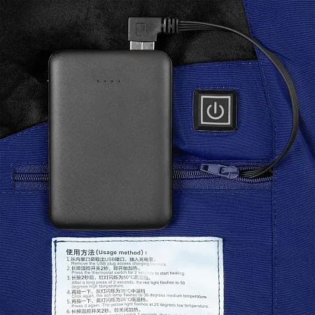 Куртка с подогревом Thermalli Pila, черная