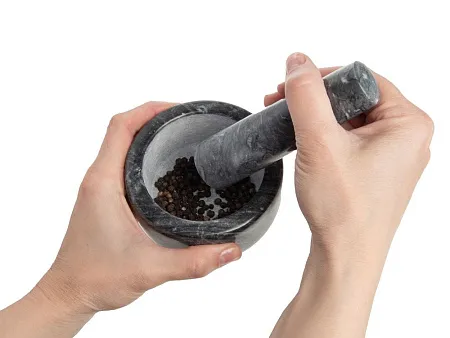 Мраморная ступка с пестиком Pesto