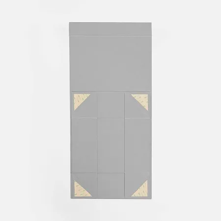 Коробка складная Quadra Fold, серая