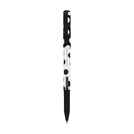 РУЧКА "BLACK&WHITE" ШАРИКОВАЯ 0.7 ММ, МАСЛО, СИНЯЯ