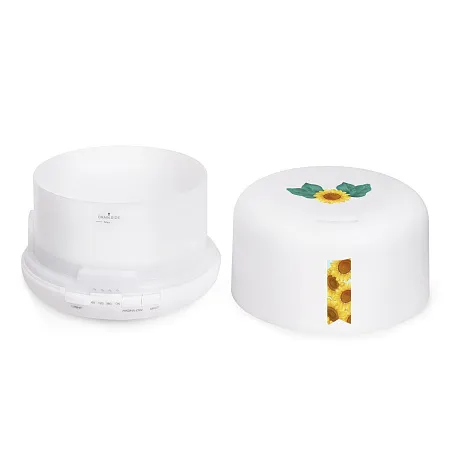 Увлажнитель-ароматизатор воздуха с подсветкой, Aero, 500 ml, белый