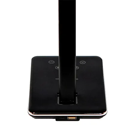 Настольная лампа Lumos, Ultramarine, с беспроводной зарядкой, синяя