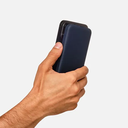 Внешний беспроводной аккумулятор, Ultra Wireless Magnetic, 10000 mah, синий