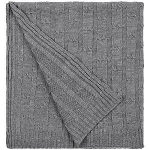 Плед Trenza, темно-серый