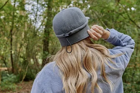 Бейсболка "SNOW FLAP STOPPER-S", тёмно-серый, 100% переработанный полиэстер, 230 г/м2