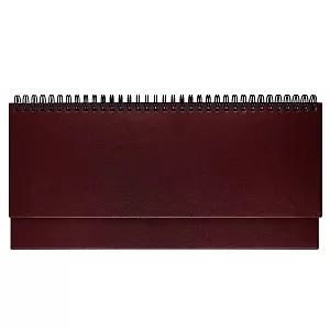 Недатированный планинг Manchester 298х140 мм, бургунди