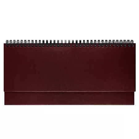 Недатированный планинг Manchester 298х140 мм, бургунди