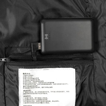 Жилет с подогревом Thermalli Valmorel, черный