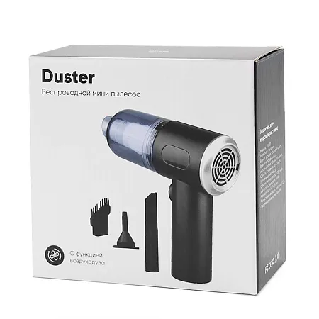 Беспроводной мини пылесос Duster, черный