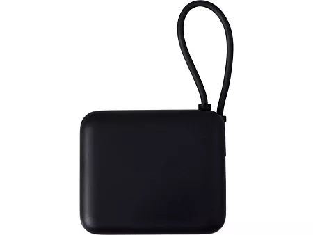 Внешний аккумулятор со встроенным кабелем Liri, QC/PD, 10000 мАч