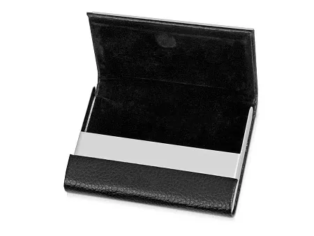 Визитница Pierre Cardin, черная/серебристая