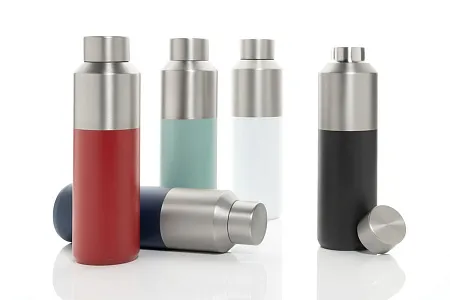 Термобутылка Fluid из переработанной нержавеющей стали RCS, 600 мл