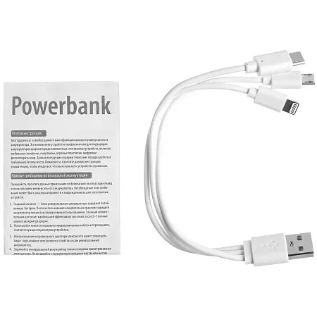 Внешний аккумулятор Uniscend Full Feel 5000 мАч, черный