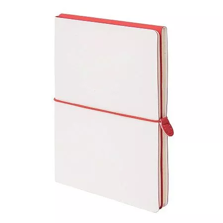 Набор подарочный WHITE VEIL: блокнот, ручка, кружка; белый/красный