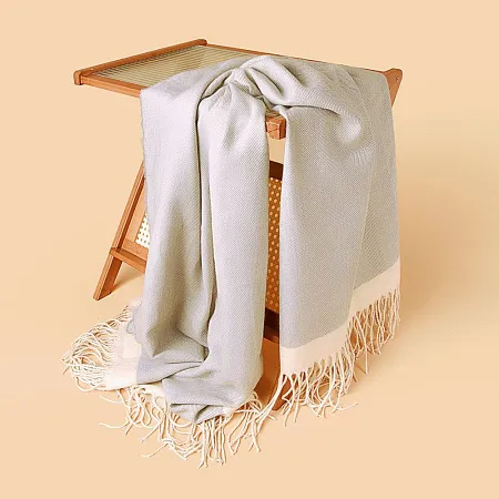 Плед акриловый WINTER, серый