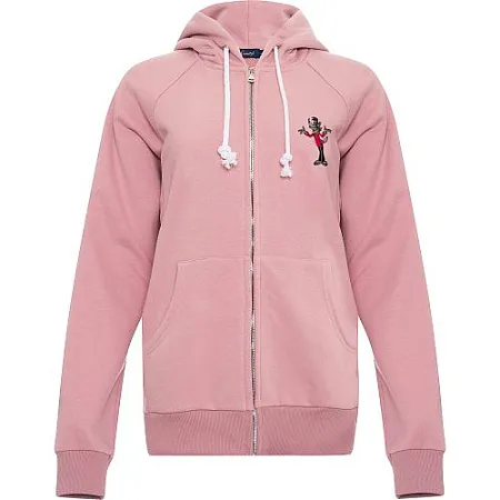 Толстовка на молнии Gourji "Ну, погоди" розовая XL