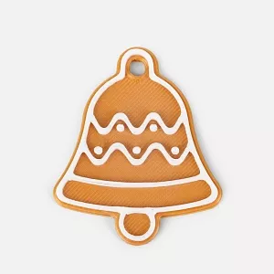 Мини-подвеска «Пряник», колокольчик