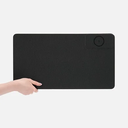 Складной стол для ноутбука с беспроводной зарядкой Kickstand Table, серый