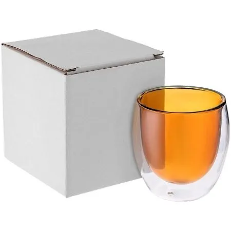 Стакан с двойными стенками Glass Bubble, зеленый