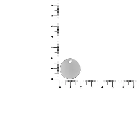 Шильдик металлический Alfa Sirkel, серебристый
