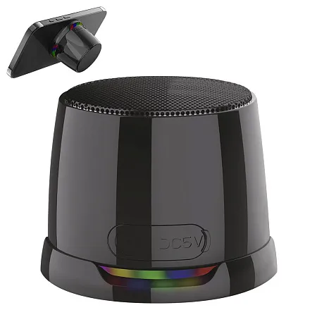 Магнитная беспроводная Bluetooth колонка-подставка Wave 5W, черная