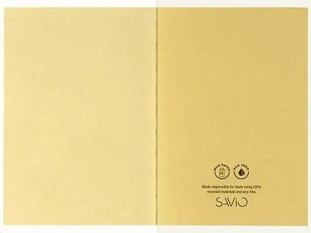 Блокнот А5 Marsilea из переработанного бамбука