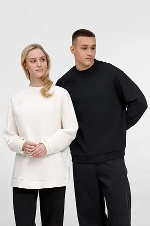 Свитшот унисекс Sinkopa, черный