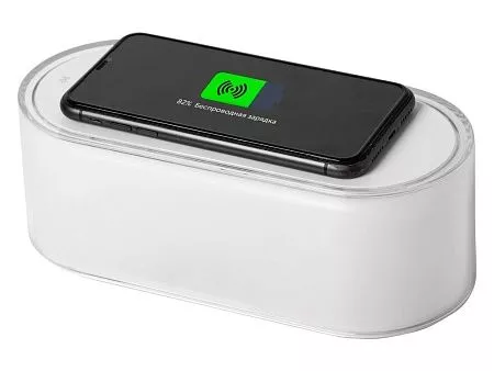 Ночник с беспроводной зарядкой и RGB подсветкой Miracle, 15 Вт