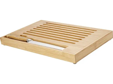 Бамбуковая разделочная доска  Pao с ножом