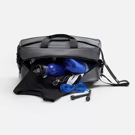 Спортивная сумка Atlantes, серая с черным