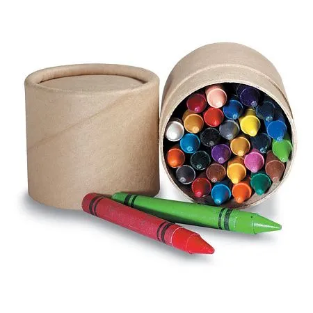 Набор восковых карандашей бежевый