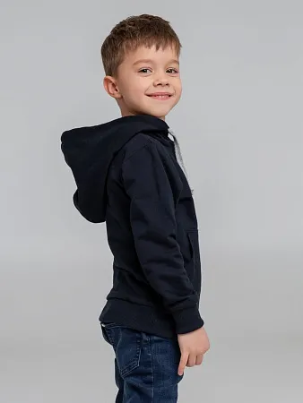 Толстовка с капюшоном детская Kirenga Kids, серый меланж