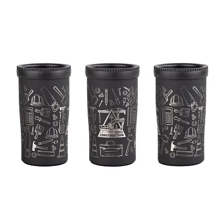 Термостакан "Миссури" 280 мл c гравировкой "Строитель", покрытие soft touch