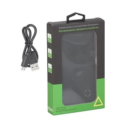 Беспроводное зарядное устройство "Fast SOFTTOUCH", 6000 mAh