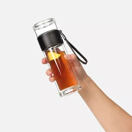 Бутылка стеклянная с двойными стенками, Terso, 300 ml