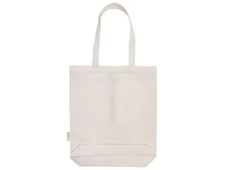 Сумка Fixy из переработанного хлопка 220 г/м2 с фиксирующей лентой