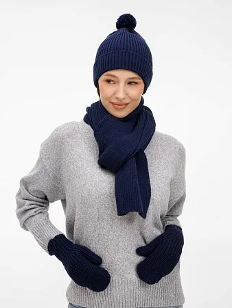 Шарф Catch Match, темно-синий