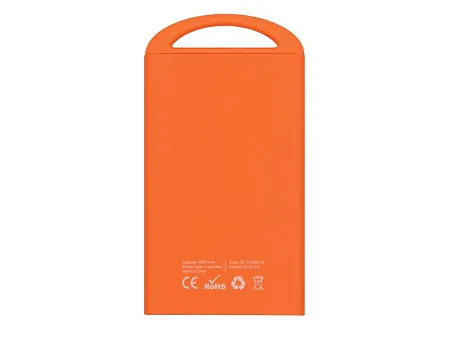 Портативное зарядное устройство Shine с зеркальной гравировкой, 4000 mAh