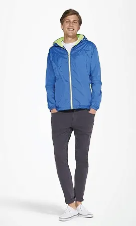 Ветровка SKATE, черная с серым