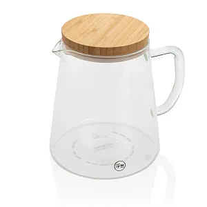 Графин Ukiyo из боросиликатного стекла с бамбуковой крышкой 1,2 л