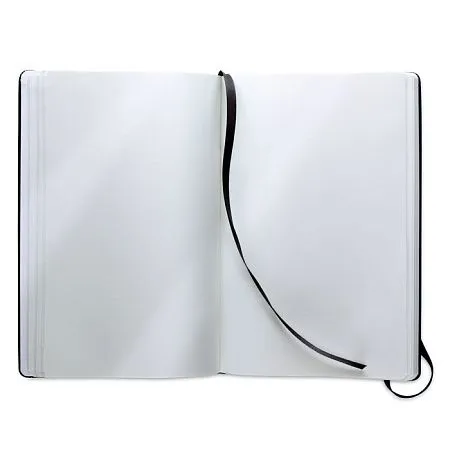 Блокнот формата А5 с ПУ обложкой на 96 нелинованных страниц