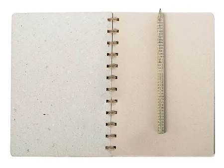 Блокнот А6 с бумажным карандашом и семенами цветов микс