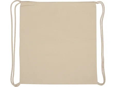 Рюкзак-мешок хлопковый Lark с цветной молнией