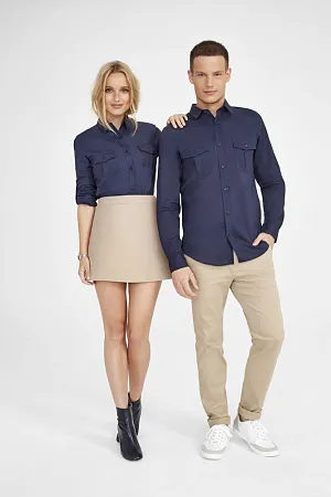 Рубашка женская BURMA WOMEN, темно-синяя