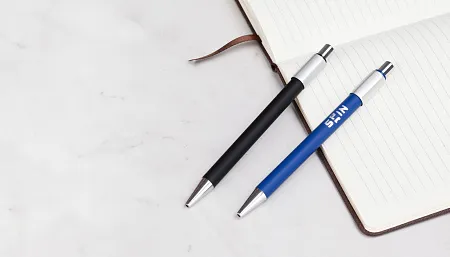 Ручка шариковая "Spin" с 6ти-гранным спиннером, покрытие soft touch