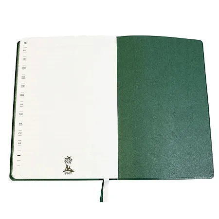 Ежедневник A5 недатированный Gabby, бирюзовый