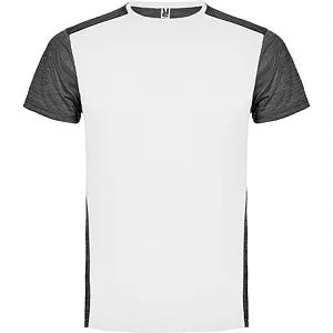 Спортивная футболка ZOLDER мужская, белый/пёстрый черный