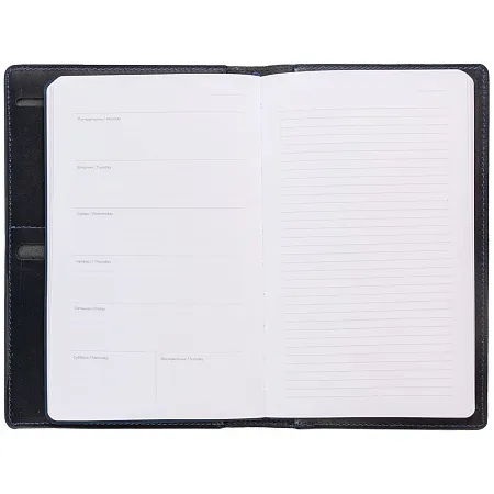 Еженедельник-портфолио недатированный Remini, синий